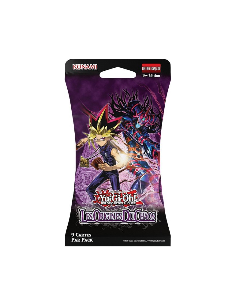 Blister Yu-Gi-Oh! Les Origines du Chaos FR – 1 Booster
