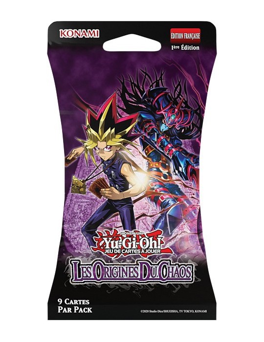 Blister Yu-Gi-Oh! Les Origines du Chaos FR – 1 Booster