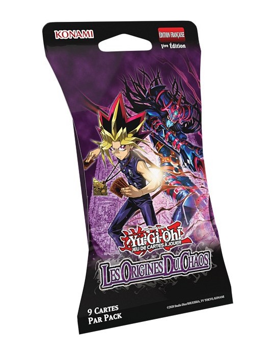 Blister Yu-Gi-Oh! Les Origines du Chaos FR – 1 Booster