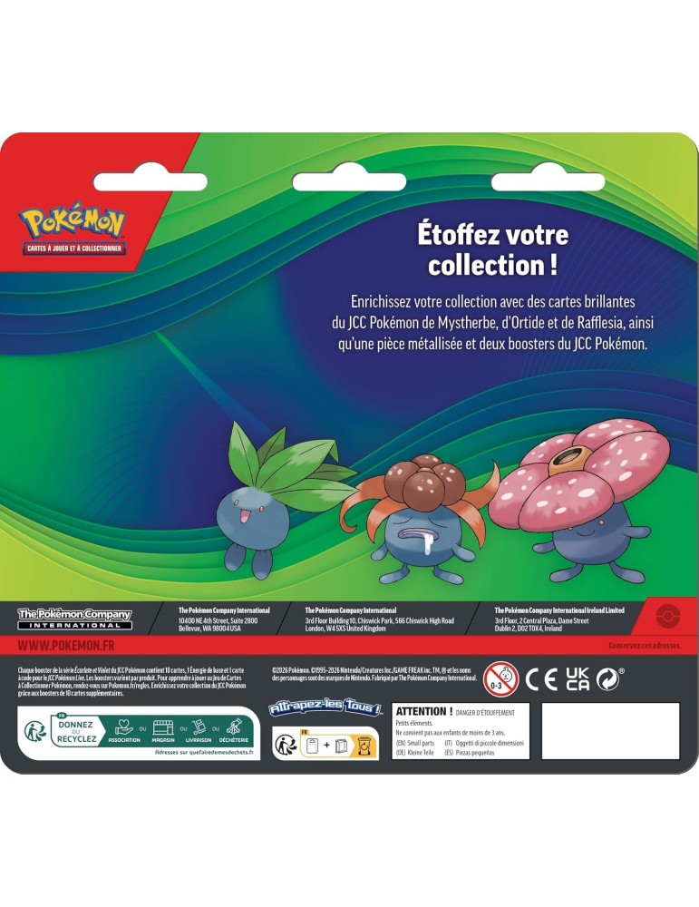Duo Pack Pokémon Mars 2026 – 2 Boosters + 3 Promos FR