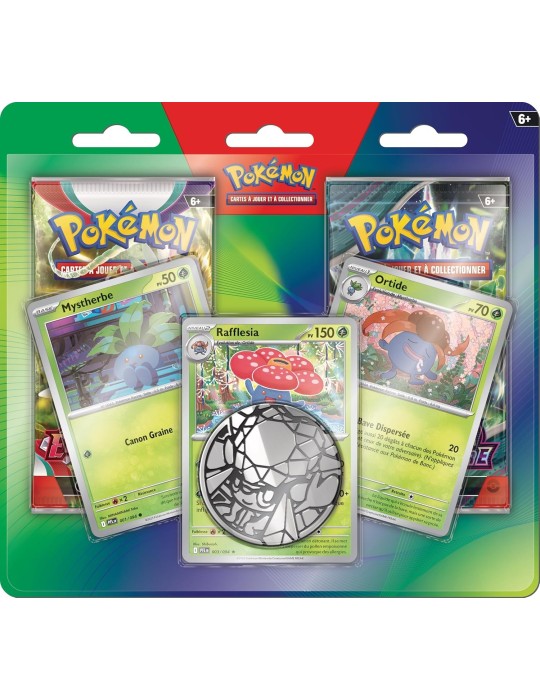 Duo Pack Pokémon Mars 2026 – 2 Boosters + 3 Promos FR