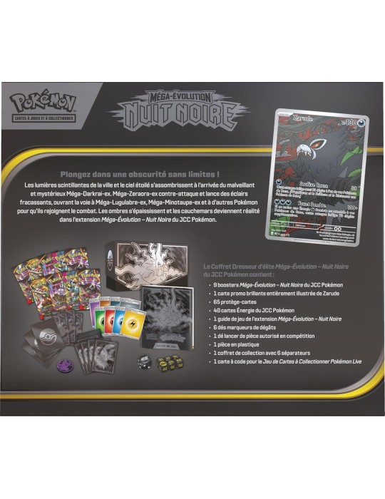 Coffret Dresseur d’Élite Pokémon ME05 Nuit Noire FR