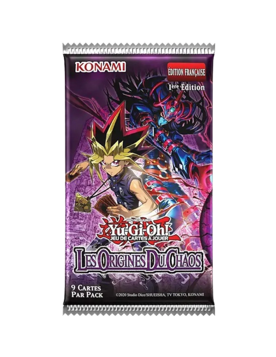 Blister Yu-Gi-Oh! Les Origines du Chaos FR – 1 Booster