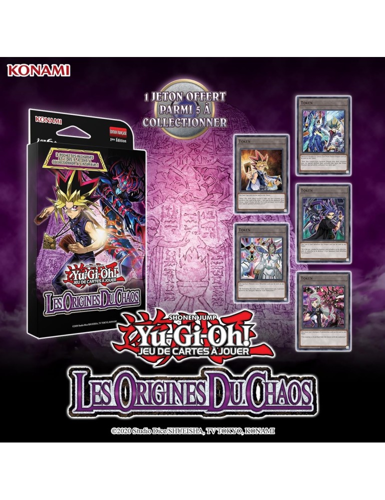 Tripack Yu-Gi-Oh! Les Origines du Chaos FR – 3 Boosters