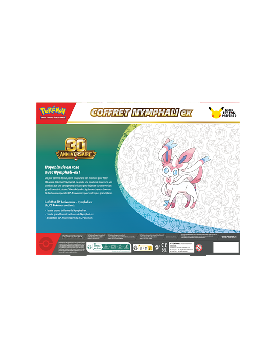 Coffret Pokémon 30ᵉ Anniversaire Amphinobi-ex FR – 4 Boosters