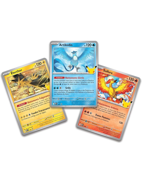 Collection Poster Pokémon 30ᵉ Anniversaire FR – 3 Boosters
