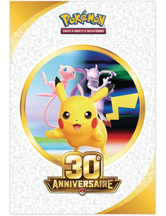 Collection Poster Pokémon 30ᵉ Anniversaire FR – 3 Boosters