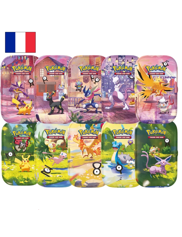 Display 10 Mini Tin Pokémon 30ᵉ Anniversaire ME05.5 FR