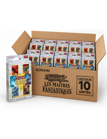 Carton 10 Coffrets Yu-Gi-Oh! Les Maîtres Fantastiques FR