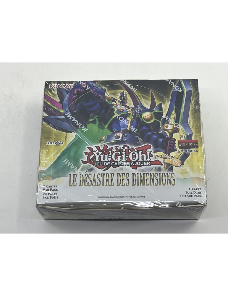 Display Le Désastre des Dimensions - Yu-Gi-Oh! - Boite de 24 Boosters Français -