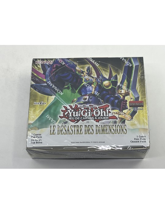 Display Le Désastre des Dimensions - Yu-Gi-Oh! - Boite de 24 Boosters Français -