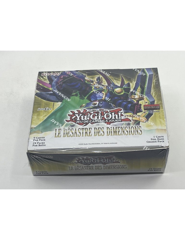 Display Le Désastre des Dimensions - Yu-Gi-Oh! - Boite de 24 Boosters Français -