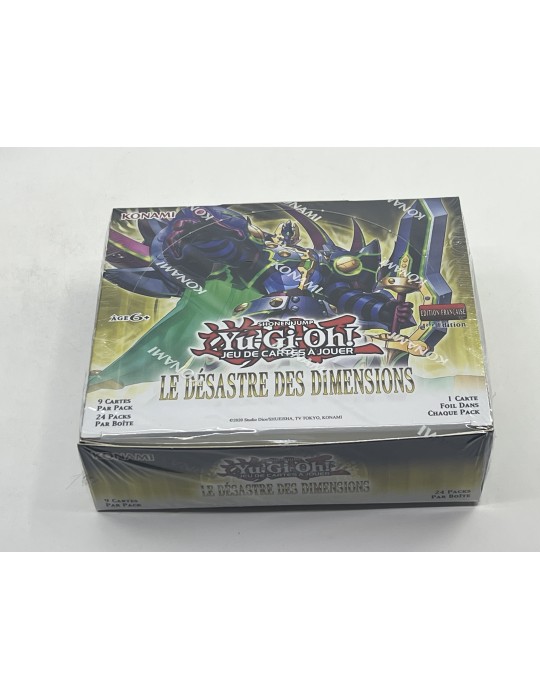 Display Le Désastre des Dimensions - Yu-Gi-Oh! - Boite de 24 Boosters Français -