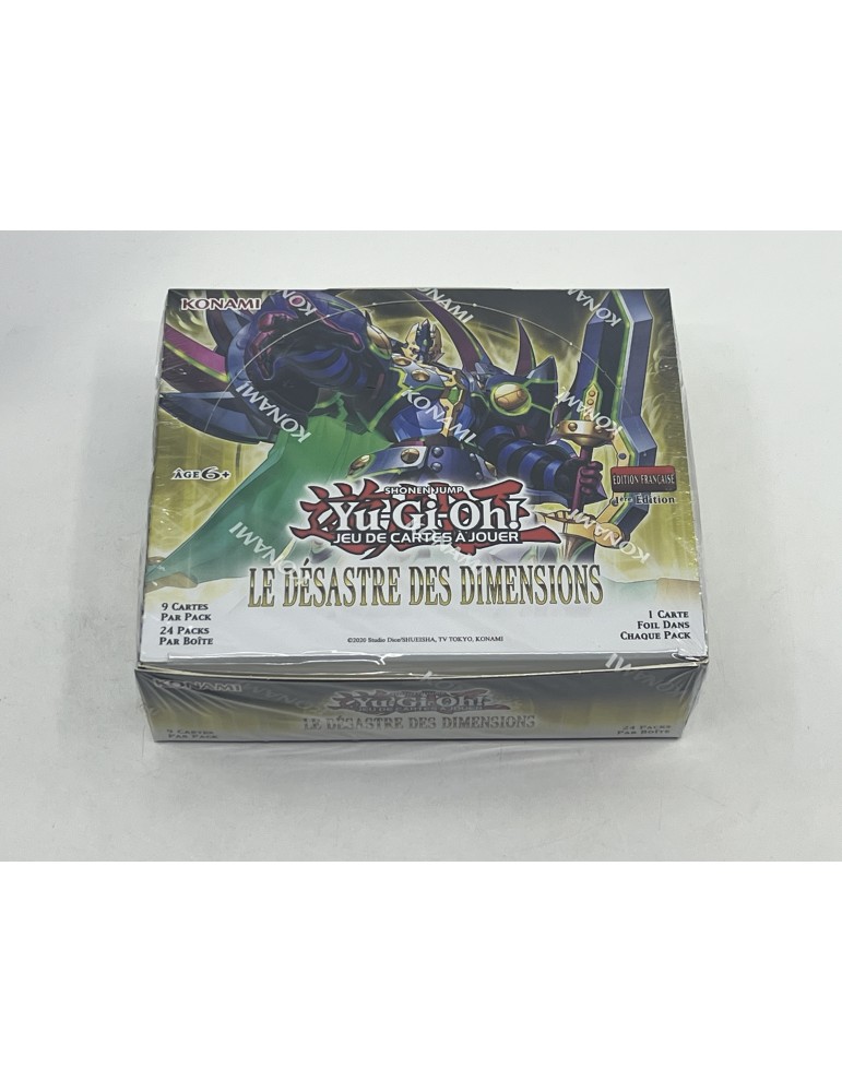 Display Le Désastre des Dimensions - Yu-Gi-Oh! - Boite de 24 Boosters Français -