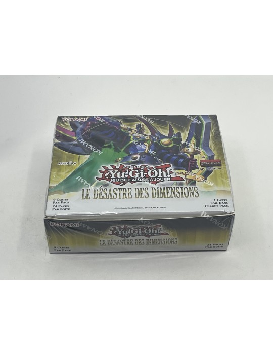 Display Le Désastre des Dimensions - Yu-Gi-Oh! - Boite de 24 Boosters Français -