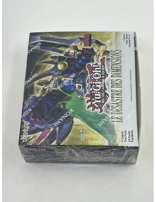 Display Le Désastre des Dimensions - Yu-Gi-Oh! - Boite de 24 Boosters Français -