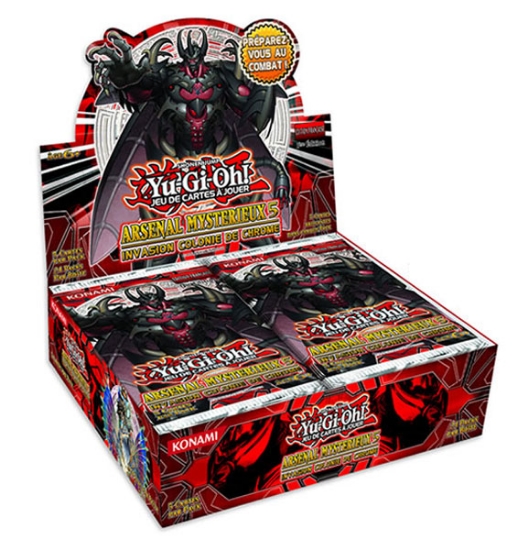 Image de Yu-Gi-Oh! - Boîte de 24 boosters Arsenal Mystérieux 5 - Invasion Colonie de Chrome (HA05)