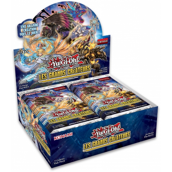 Yu-Gi-Oh! - Boite de Boosters Français - 24 Boosters - Les Grands Créateurs