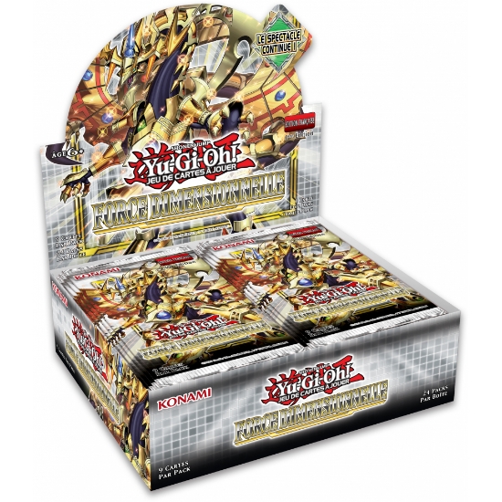 Yu-Gi-Oh! - Boite de Boosters Français - 24 Boosters - Force Dimensionnelle