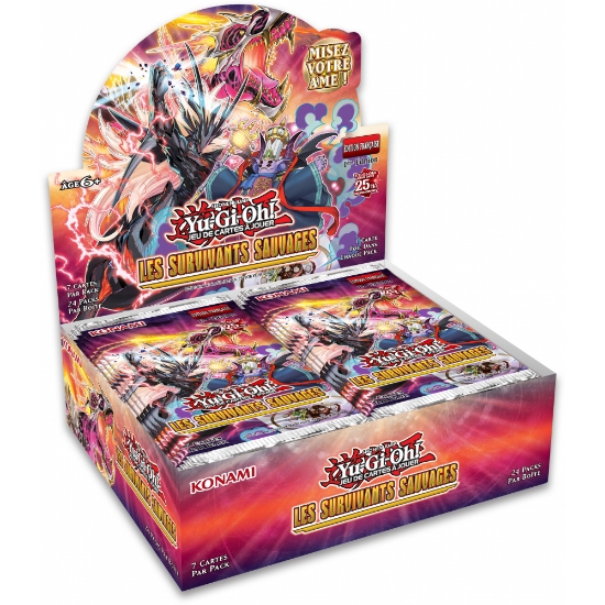 Display yu-gi-oh WISU Les survivants Sauvages