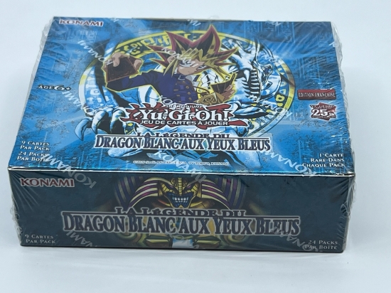 Image de Légende du Dragon Blanc aux Yeux Bleus FR, édition 25 ans - Display Yu-Gi-Oh!
